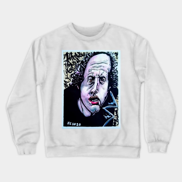 Ghost - "From The Gut" Subway Ghost portrait (original) Crewneck Sweatshirt by StagArtStudios